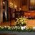 Beachwood High School Commencement Ceremonies at Severance Hall - Large Gold and white seasonal podium arrangement