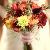 Bouquet with dahlias, mango callas, red callas, kangaroo paw, seeded euc, circus roses, red freesia